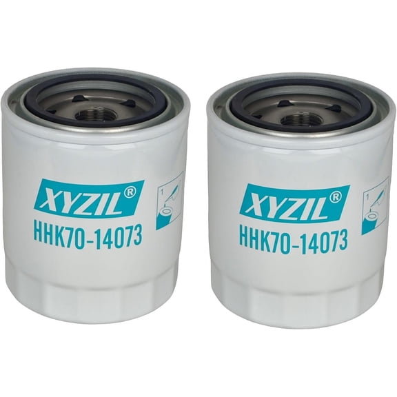 XYZIL 2X Hydraulic Oil Filter HHK70-14073 Compatible with Kubota L2501H L3301H L3901H B2320HSD B2620HSD ZD1211 ZD326 ZG227 RTV900G RTV900W RTV-X1100CR RTV-X900 HHK70-14070 K7561-14070 BT8908 P550711