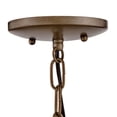 thumbnail image 4 of Cape Cod 1 - Light Burnished Bronze Dark Brown Farmhouse / Rustic Incandescent Aluminum Flush Mount Light, 4 of 13