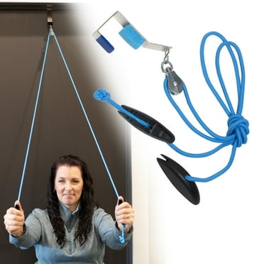 RangeMaster BlueRanger Adjustable, Metal Bracket Door Attachment Shoulder Pulley with Patient Guide