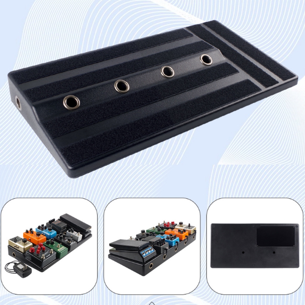 WINDLAND Guitar Pedalboard Case with Sticking Tape Pedal Accessories Guitar Pedal Panel