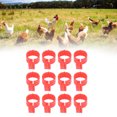 thumbnail image 3 of 100Pcs Chicken Leg Bands Buckle Design Easy Installation TPU Material Chicken Identification Bands Chicken Leg Rings for Ducks Chicks [large], 3 of 9