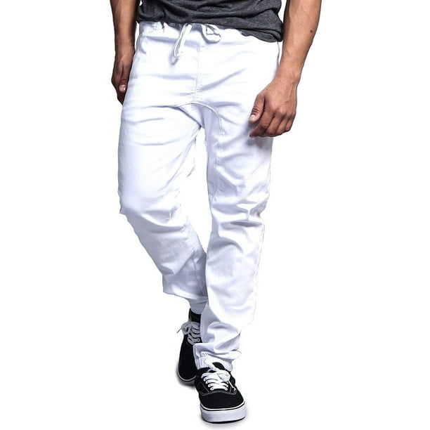 Victorious Mens Drop Crotch Joggers Twill Pants