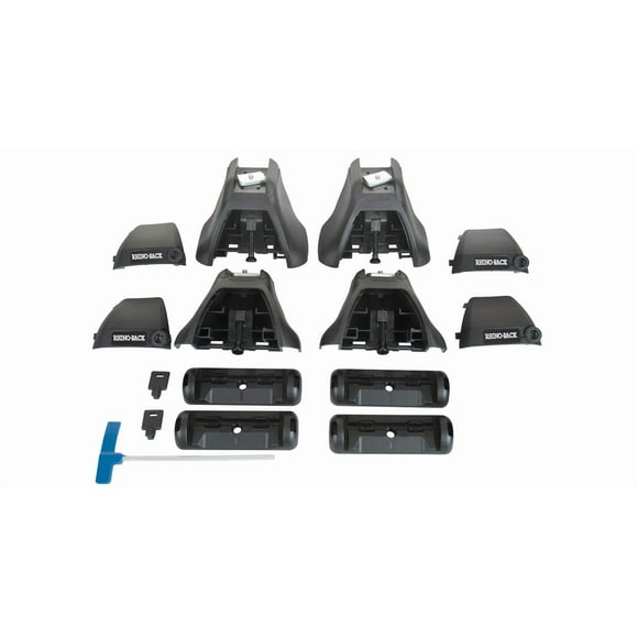Rhino-Rack USA Roof Rack Mounting Kit RLKHD Black; Set Of 4 Fits Two Bars