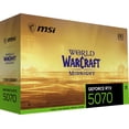 thumbnail image 5 of MSI GeForce RTX 5070 12G World of Warcraft MIDNIGHT LIGHT EDITION OC Graphics Card, 12GB GDDR7, DPx3, HDMIx1, DLSS 4, 5 of 11