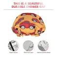 thumbnail image 5 of Kdxio Red Cars Print Shower Cap for Women,Elastic and Reusable,Double Waterproof Layers Bathing Hat, 5 of 9