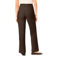 thumbnail image 3 of Woman Within Plus Size Petite Fineline Stretch Denim Wide-Leg Pull-On Jeans, 3 of 4