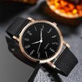 thumbnail image 3 of Resicozy Stainless Watches for Men 2026 Casual Quartz Fashion Business Wristwatch with Round Dial Black with Black Face, 3 of 4
