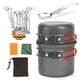 thumbnail image 3 of Set de utensilios de cocina al aire libre Camping Picnic Portátil Cocinar Pozo Pan Pan 2-3 Personas Montañismo Reutilizable Aluminio Aleación Estufa Burner Naranja tholdsy OD003577-01, 3 of 7