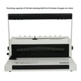 thumbnail image 4 of YS-W20A Full Draw Knife Double Wire Iron Ring Binding Machine 34 Hole A4 Punching Machine Picture Book Desk Calendar ,Pinpoint Punching, 4 of 6