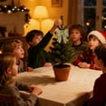 thumbnail image 2 of Adornos navideños, adornos navideños, regalos navideños, lazo navideño, adorno colgante para árbol, decoración para fiestas navideñas, accesorios navideños dorados hechos a mano, adorno de regalo, ado, 2 of 4