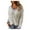 Gray, variant on LYXSSBYX V-Neck Long Sleeve Sweater Tops Hot Sale Clearance for Ladies Fashion Loose Twisted Rope Hollow Long Sleeve V-Neck Sweater