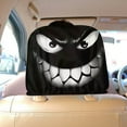 thumbnail image 6 of YiJuHui 1pcs Funny Car Print Headrest Cover Universal Stretchy Style Elastic Fabric Auto Interior Accessory Protective Washable for Road Trip 26*28cm, 6 of 7