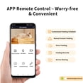 thumbnail image 6 of Smart Pet Feeder 6L Automatic Cat & Dog Food Dispenser, Scheduled & Remote Feeding, App Control, Video Monitoring, Night Vision, Large Capacity, Moisture-Proof Dry Food Machine, 6 of 12