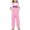 Pink-C, variant on Baby Girl Jumpsuit Sleeveless Wide Leg Overalls Long Pants with Pockets Little Girls Clothes 11-12 Years