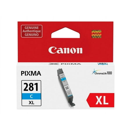 Canon - CLI-281 XL High-Yield - Cyan Ink Cartridge - Cyan