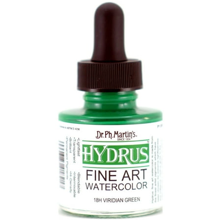 UPC: 0090385418217 | Dr. Ph. Martin s Hydrus Fine Art Watercolor  1.0 oz  Viridian Green (18H)