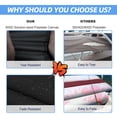 thumbnail image 6 of Zenicham 4 Bow Marine Grade Fade and Crack Resistant Bimini Top Replacement Cover, Heavy-Duty Waterproof and UV-proof Sun Shade Boat Canopy,Easy Install Zipper Sleeves Boat Awning/Without Frame,Black, 6 of 7