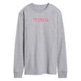 thumbnail image 2 of Peanuts - Snoopy Love - Men's Long Sleeve Graphic T-Shirt, 2 of 5