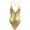 Gold, variant on Aiihoo Womens Shiny Metallic One Piece Camisole Teddy Bodysuit Dance Leotard Thongs Bikini Gold M