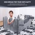 thumbnail image 3 of Toddler Bed, Child Bed for Kids with Extra Safty Broad, Standard Crib Size Toddler Bed, Certified Fabric Toddler Beds,Toddler Flood Bed, 3 of 8