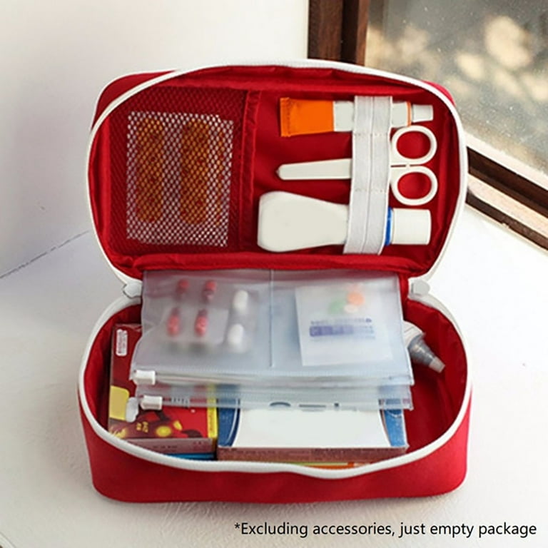 First Aid Bags Empty Pouch Mini Portable Multi Compartment Outdoor Travel  Medicine Kit Emergency Medical Medicine Storage Bag - AliExpress