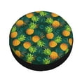 thumbnail image 3 of Easygdp Pineapples with Palm Leaves Automobile Tire Dust Cover, 14-17in Spare Tire Cover Universal Fit for Trailer, Car, Truck, SUV, Jeep - 16 inch, 3 of 9