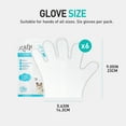 thumbnail image 6 of All For Paws Dog Grooming Wipes, Disposable Cat Glove Wipes, 12pcs, 6 of 8