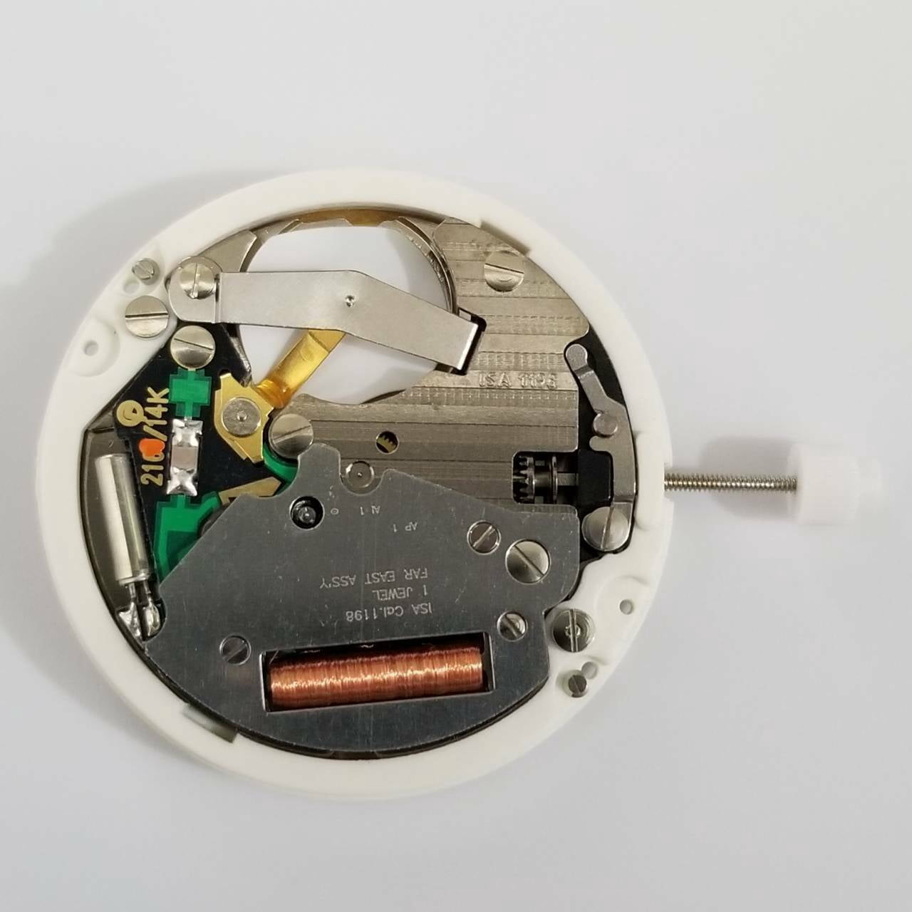 1x  25.60MM Quartz Watch Movement, 3 Hand, 1 Jewel, Date at the 3 Watch DIY Accessory for Swiss