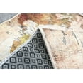thumbnail image 6 of Map Rug, World Map Rugs, Kitchen Rug, Large World Map Rugs, Luxury Rug, Area Rugs, Modern Rugs, World Atlas Rug, Small Rug, Brown Rug, 2.6'x4' - 80x120 cm, 6 of 8