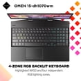 thumbnail image 6 of HP Omen 15 Premium Gaming Laptop 15.6” diagonal FHD IPS 10th Gen Intel 6-Core i7-10750H 32GB DDR4 1TB SSD + 1TB HDD Geforce GTX 1660Ti 6GB Backlit Keyboard Wifi6 USB-C HDMI B&O Audio Win10, 6 of 9