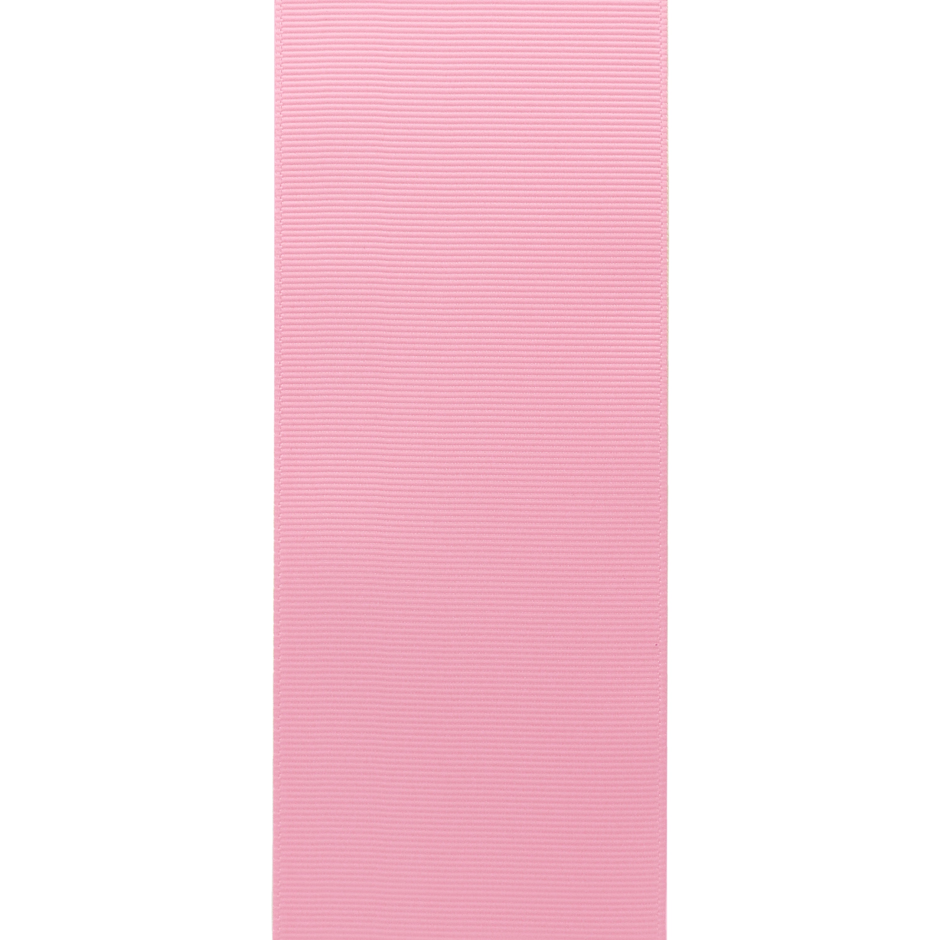 GWEN STUDIOS Grosgrain Pink Polyester Ribbon, 150' x 2.5"