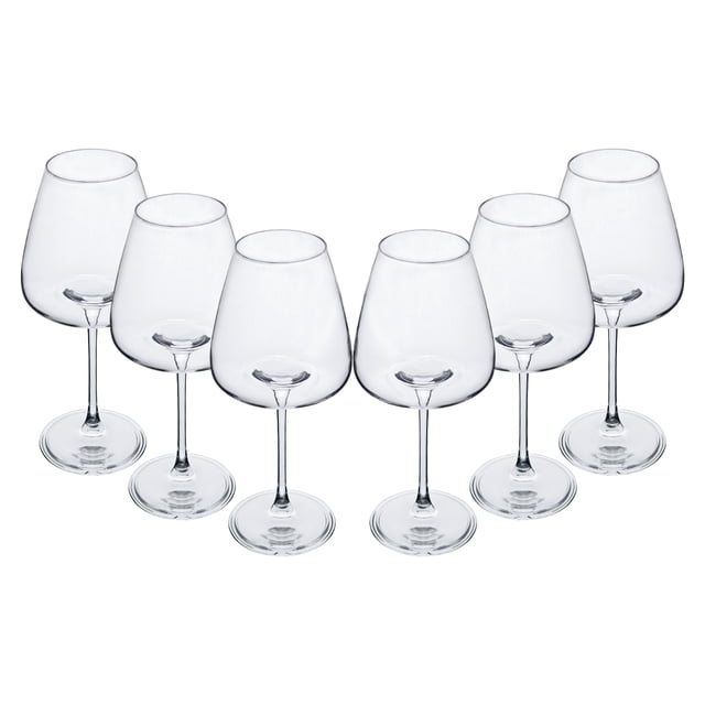 Set de 6 Copas de Cristal para Vino Amplia - 612ml