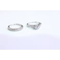 thumbnail image 2 of .925 S. Silver Round Weeding Rings, 2 of 4