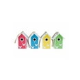 thumbnail image 5 of Clever Garden Decorative Hanging Birdhouse for Hummingbirds and Wild Birds, Red Butterfly, 5 of 6