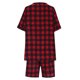 thumbnail image 5 of Conjunto de Lino para las Mujeres Casual a Damas Manga Corta con Bolsillos Pantalones Cortos, Traje de Dos Piezas para Primavera Verano, 5 of 8