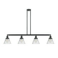 thumbnail image 5 of Innovations Lighting  Cone 4 Light 52" Stem Hung Island Light Antique Brass/Plated Smoke, 5 of 5