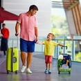 thumbnail image 3 of Costway 2Pcs 12'' 16'' Kids Luggage Set Suitcase Backpack School Travel Trolley ABS, 3 of 10