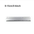 thumbnail image 1 of Aluminum Alloy Straight Ruler Protective Scale Measure Drawing Tool 15/20/30cm, 1 of 9