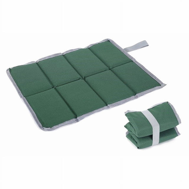 Esterilla plegable para exteriores con tela Oxford 600D de algodón perlado engrosado, esterilla de picnic plegable portátil a prueba de humedad para refrescarse