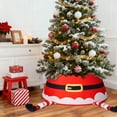thumbnail image 4 of Inadays Christmas Tree Collar Christmas Tree Skirts Christmas Tree Decoration Indoor Stand Collar Basket Round Base Cover with Boots 23.6 inch Santa Boots, 4 of 7