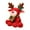 Red, variant on Christmas Reindeer Plush Toy, 12.59in Soft Stuffed Animal Doll for Kids, Holiday Themed Gift for Children, Cuddly Festive Throw Pillow Decor(Red)