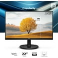 thumbnail image 6 of Restored Philips 221V8LB 22 inch Class Thin Full HD (1920 x 1080) Monitor, 100Hz Refresh Rate, VESA, HDMI x1, VGA x1, LowBlue Mode, Adaptive Sync (Refurbished), 6 of 6