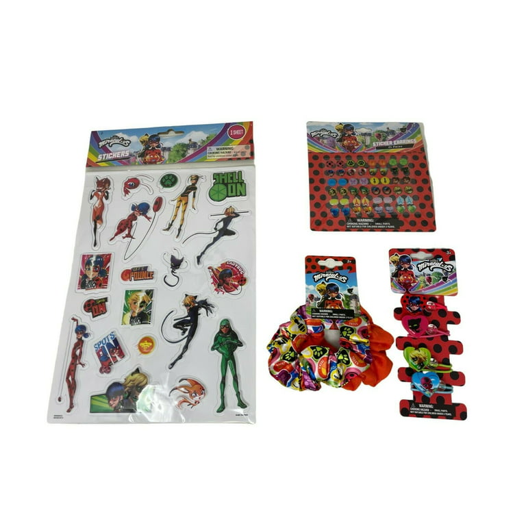  Miraculous Ladybug 15 Piece Accessory Box Set with Jewelry in  Box- Necklace, Bracelets, Barrettes, ponies & Elastics: Clothing, Shoes &  Jewelry