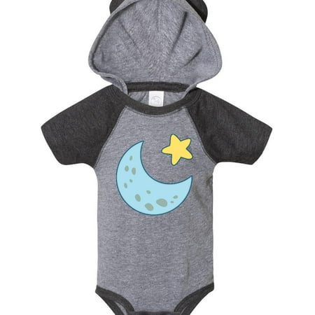 

Inktastic Moon and star Gift Baby Boy or Baby Girl Bodysuit