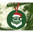 thumbnail image 2 of Koyal Wholesale Funny Christmas Ornaments 2021 Dear Santa I Can Explain Round Metal Ornament, White Elephant Ideas 1-Pk, 2 of 5