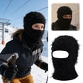 thumbnail image 1 of Bonnet Tricoté Amusant pour Mode Urbaine de Rue, Foulard Chaude d'Hiver et Combo, 1 of 7