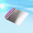 thumbnail image 3 of Raindrops Stainless Steel Cake Lifter and Pie Spatula with Silicone Handle for Safe Dessert Transfer, Silver, 1PC, 3 of 8