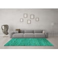 thumbnail image 3 of Ahgly Company Indoor Rectangle Abstract Light Blue Contemporary Area Rugs, 7' x 9', 3 of 4