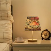 YAZAOO Table Lamp Creative Fiery Elegance Pattern Simple Pattern Night Light