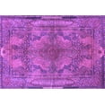 thumbnail image 1 of Ahgly Company Indoor Rectangle Medallion Purple Traditional Area Rugs, 8' x 10', 1 of 4
